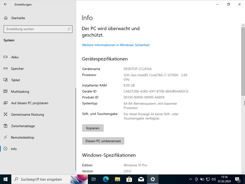 Upgrade Stufe 1 - von Windows 10 auf Windows 11